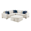  Homelegance Isla 8548BE*52ACLCR2AAOT 4 pc Sectional with Pull-out Bed and Ottoman IMAGE 2