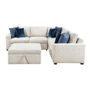  Homelegance Isla 8548BE*52ACLCR2AAOT 4 pc Sectional with Pull-out Bed and Ottoman IMAGE 3