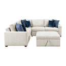  Homelegance Isla 8548BE*52ACLCR2AAOT 4 pc Sectional with Pull-out Bed and Ottoman IMAGE 4