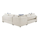  Homelegance Isla 8548BE*52ACLCR2AAOT 4 pc Sectional with Pull-out Bed and Ottoman IMAGE 6