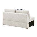  Homelegance Isla 8548BE*52ACLCR2AAOT 4 pc Sectional with Pull-out Bed and Ottoman IMAGE 9