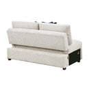 Homelegance Isla 8548BE*3VC2ACLA 2 pc Sectional with Reversible Chaise, Pull-out Bed and Hidden Storage, Click Motion Back IMAGE 17