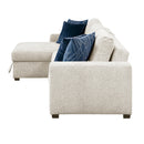  Homelegance Isla 8548BE*3VC2ACLA 2 pc Sectional with Reversible Chaise, Pull-out Bed and Hidden Storage, Click Motion Back IMAGE 6