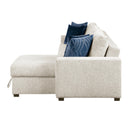  Homelegance Isla 8548BE*3VC2ACLA 2 pc Sectional with Reversible Chaise, Pull-out Bed and Hidden Storage, Click Motion Back IMAGE 8