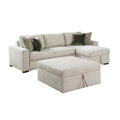  Manufacturer Color_Sage Sand -- Homelegance Isla Fabric 3 pc Sectional IMAGE 1