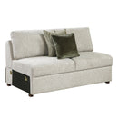 Manufacturer Color_Sage Sand -- Homelegance Isla Fabric 3 pc Sectional IMAGE 3