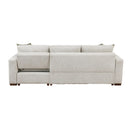  Homelegance Isla 8548*3VC2AA 2 pc Sectional with Convertible and Reversible Chaise, Hidden Storage, Click Motion Back IMAGE 5
