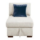  Homelegance Isla 8548BE*3VC2AA 2 pc Sectional with Convertible and Reversible Chaise, Hidden Storage, Click Motion Back IMAGE 15