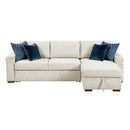  Homelegance Isla 8548BE*3VC2AA 2 pc Sectional with Convertible and Reversible Chaise, Hidden Storage, Click Motion Back IMAGE 1