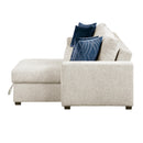  Homelegance Isla 8548BE*3VC2AA 2 pc Sectional with Convertible and Reversible Chaise, Hidden Storage, Click Motion Back IMAGE 6