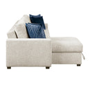  Homelegance Isla 8548BE*3VC2AA 2 pc Sectional with Convertible and Reversible Chaise, Hidden Storage, Click Motion Back IMAGE 7