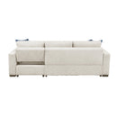  Homelegance Isla 8548BE*3VC2AA 2 pc Sectional with Convertible and Reversible Chaise, Hidden Storage, Click Motion Back IMAGE 9