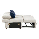  Homelegance Isla 8548BE*4VC2ACLAOT 3 pc Sectional with Reversible Chaise, Pull-out Bed, Hidden Storage and Ottoman, Click Motion Back IMAGE 8