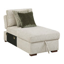  Homelegance Isla 8548*42VC2ACLA 3 pc Sectional with Reversible Chaises, Pull-out Bed and Hidden Storage, Click Motion Back IMAGE 8