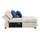  Homelegance Isla 8548BE*42VC2ACLA 3 pc Sectional with Reversible Chaises, Pull-out Bed and Hidden Storage, Click Motion Back IMAGE 9
