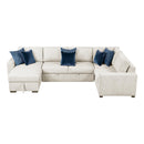  Homelegance Isla 8548BE*5VC2ACLCRACA 4 pc Sectional with Reversible Chaise, Pull-out Bed and Hidden Storage IMAGE 4
