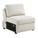  Homelegance Isla 8548BE*5VC2ACLCRACA 4 pc Sectional with Reversible Chaise, Pull-out Bed and Hidden Storage IMAGE 6