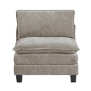  Manufacturer Color_Dark pewter -- Dublin 8450PWT*54ACCR 5 pc Modular Sectional IMAGE 4