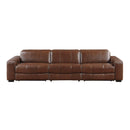  Homelegance Sutton 9790BRW-3PWH* Power Double Reclining Sofa with Power Headrests and Charging Ports IMAGE 1