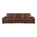  Homelegance Sutton 9790BRW-3PWH* Power Double Reclining Sofa with Power Headrests and Charging Ports IMAGE 2