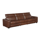  Homelegance Sutton 9790BRW-3PWH* Power Double Reclining Sofa with Power Headrests and Charging Ports IMAGE 4