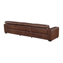  Homelegance Sutton 9790BRW-3PWH* Power Double Reclining Sofa with Power Headrests and Charging Ports IMAGE 5