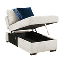  Homelegance Isla 8548BE*42VC2AA 3 pc Sectional with Convertible and Reversible Chaise, Hidden Storage, Click Motion Back IMAGE 9