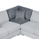  Homelegance Warwick 9623GY*32L2R 3 pc Sectional IMAGE 5