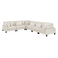 Manufacturer Color_Beige -- Robstown 9688NBE*63CR3AC 6 pc Modular Sectional IMAGE 1