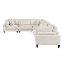  Manufacturer Color_Beige -- Robstown 9688NBE*63CR3AC 6 pc Modular Sectional IMAGE 2