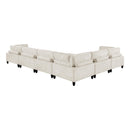  Manufacturer Color_Beige -- Robstown 9688NBE*63CR3AC 6 pc Modular Sectional IMAGE 3