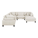  Manufacturer Color_Beige -- Robstown 9688NBE*63CR2ACOT 6 pc Modular Sectional with Ottoman IMAGE 2