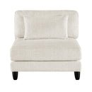  Manufacturer Color_Beige -- Robstown 9688NBE*62CR3ACOT 6 pc Modular Sectional with Ottoman IMAGE 14