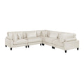  Manufacturer Color_Beige -- Robstown 9688NBE*53CR2AC 5 pc Modular Sectional IMAGE 1