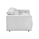  Homelegance Phoebe 8414GRY-2PWH* Power Double Reclining Love Seat with Power Headrests IMAGE 3