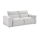  Homelegance Phoebe 8414GRY-2PWH* Power Double Reclining Love Seat with Power Headrests IMAGE 6