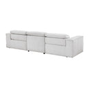  Homelegance Phoebe 8414GRY-3PWH* Power Double Reclining Sofa with Power Headrests IMAGE 3