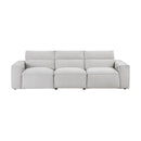  Homelegance Phoebe 8414GRY-3PWH* Power Double Reclining Sofa with Power Headrests IMAGE 4