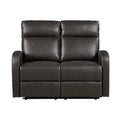  Manufacturer Color_Espresso -- Homelegance Allen Reclining Loveseat IMAGE 1