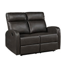  Manufacturer Color_Espresso -- Homelegance Allen Reclining Loveseat IMAGE 2