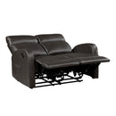  Manufacturer Color_Espresso -- Homelegance Allen Reclining Loveseat IMAGE 4