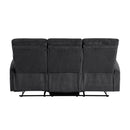  Manufacturer Color_Dark grey -- Allen 9147FDG-3 Double Reclining Sofa IMAGE 3
