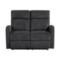  Manufacturer Color_Dark grey -- Allen 9147FDG-2 Double Reclining Love Seat IMAGE 1