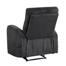  Manufacturer Color_Dark grey -- Allen 9147FDG-1 Reclining Chair IMAGE 4