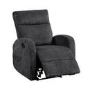  Manufacturer Color_Dark grey -- Allen 9147FDG-1 Reclining Chair IMAGE 6