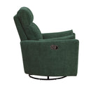  Manufacturer Color_Green -- Desso 9148GRN-1SW Swivel Glider Reclining Chair IMAGE 3