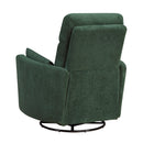  Manufacturer Color_Green -- Desso 9148GRN-1SW Swivel Glider Reclining Chair IMAGE 4