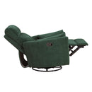  Manufacturer Color_Green -- Desso 9148GRN-1SW Swivel Glider Reclining Chair IMAGE 9