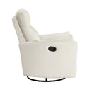  Manufacturer Color_Beige -- Desso 9148BEG-1SW Swivel Glider Reclining Chair IMAGE 3