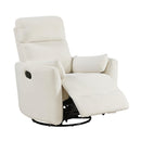  Manufacturer Color_Beige -- Desso 9148BEG-1SW Swivel Glider Reclining Chair IMAGE 6